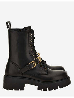 Versace Icon Ankle Boot In Calf (PLEASE REQUEST YOUR SIZE BEFORE PURCHASING)